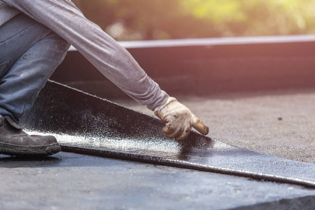 Professional Crawl Space Encapsulation technician working in Castile, NY